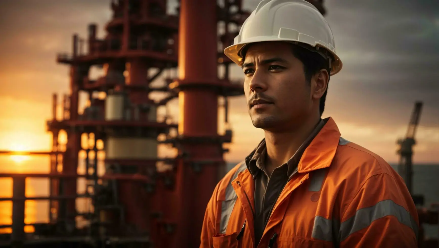 guy on oil rig